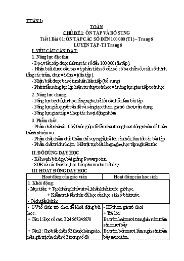 Giáo án cả năm Toán 4 Kết Nối Tri Thức soạn theo Công văn 2345