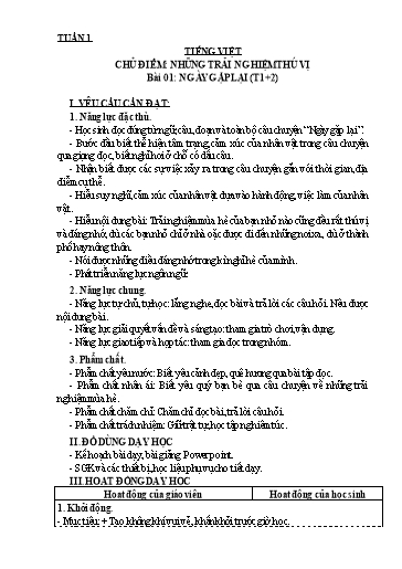 KHBD cả năm Tiếng Việt Lớp 3 sách Kết Nối Tri Thức soạn theo Công văn 2345