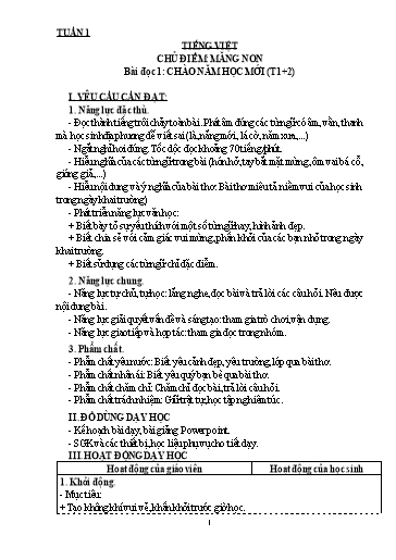 KHBD dạy cả năm Tiếng Việt Lớp 3 sách Cánh Diều