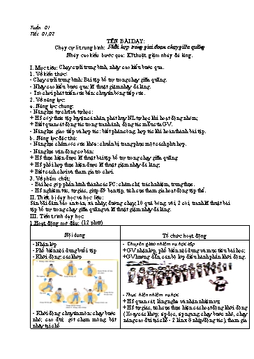 Giáo án cả năm Giáo dục thể chất Lớp 8 Kết Nối Tri Thức
