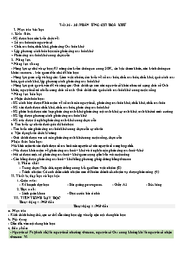 Giáo án học kì 2 môn Hóa học Lớp 10 Kết Nối Tri Thức