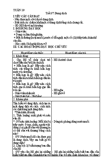 Giáo án học kì 2 môn Khoa học 5
