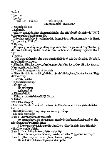 Giáo án theo Công văn 3280 Ngữ văn 8 cả năm