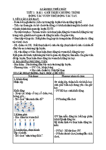 Kế hoạch bài dạy cả năm Giáo dục thể chất Lớp 2 Kết Nối Tri Thức