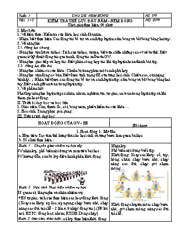 Kế hoạch bài dạy cả năm Giáo dục thể chất Lớp 6 Chân Trời Sáng Tạo