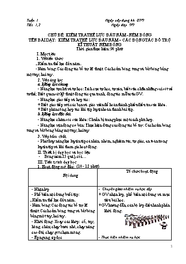 Kế hoạch bài dạy cả năm Giáo dục thể chất Lớp 6 Kết Nối Tri Thức