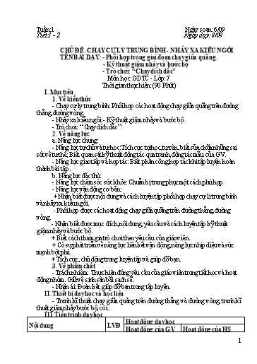 Kế hoạch bài dạy cả năm Giáo dục thể chất Lớp 7 Kết Nối Tri Thức