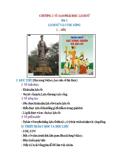 Kế hoạch bài dạy cả năm Lịch sử Lớp 6 Cánh Diều