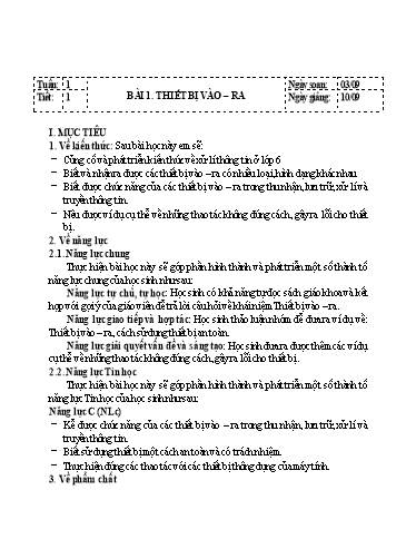 Kế hoạch bài dạy cả năm Tin học 7 Sách Kết Nối Tri Thức