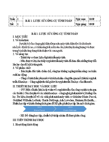 Kế hoạch bài dạy cả năm Tin học Lớp 8 Kết Nối Tri Thức