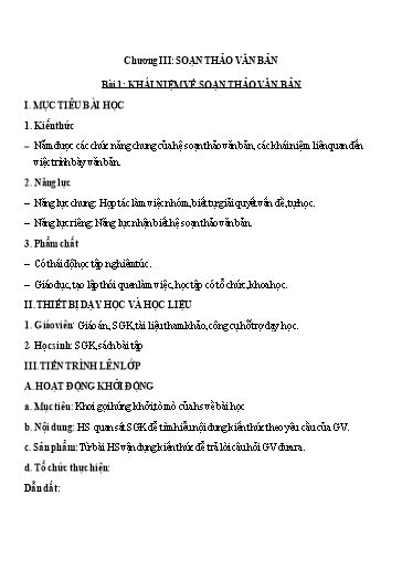 Kế hoạch bài dạy học kì 2 môn Tin học Lớp 10 soạn theo Công văn 5512