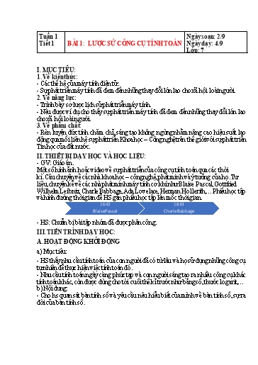 Kế hoạch bài dạy Tin học 8 Kết Nối Tri Thức chương trình cả năm