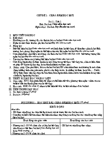 KHBD Âm nhạc Lớp 8 Kết Nối Tri Thức cả năm