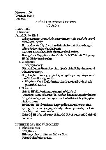 KHBD cả năm Hoạt động trải nghiệm, hướng nghiệp 7 Kết Nối Tri Thức