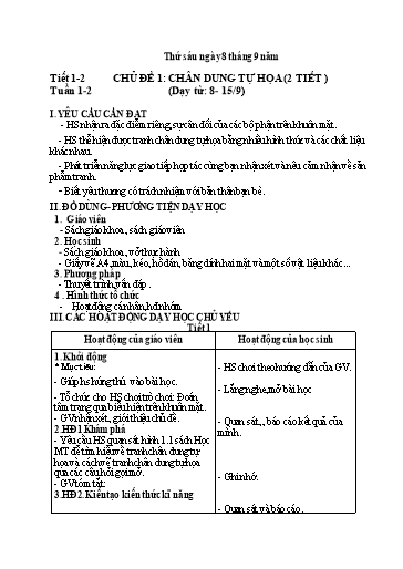 KHBD cả năm môn Mĩ thuật Lớp 5